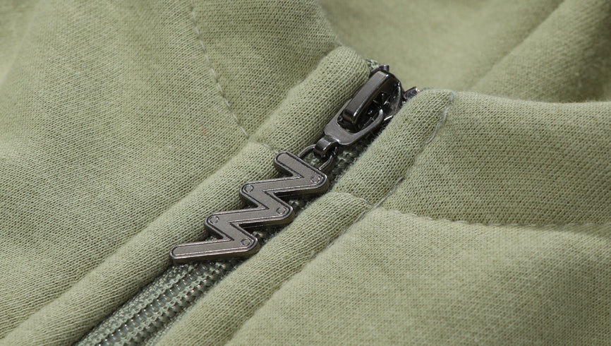 ダブルユーブイプロジェクト(WV PROJECT) MY PLAY LIST HOOD ZIPUP OLIVE SYHD7362