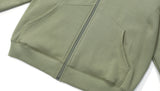 ダブルユーブイプロジェクト(WV PROJECT) MY PLAY LIST HOOD ZIPUP OLIVE SYHD7362