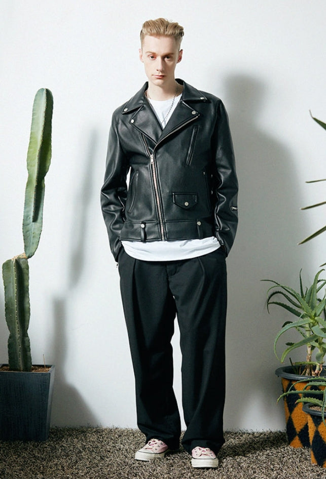 セイントペイン(SAINTPAIN)  SP UPTON RIDERS JACKET-IVORY