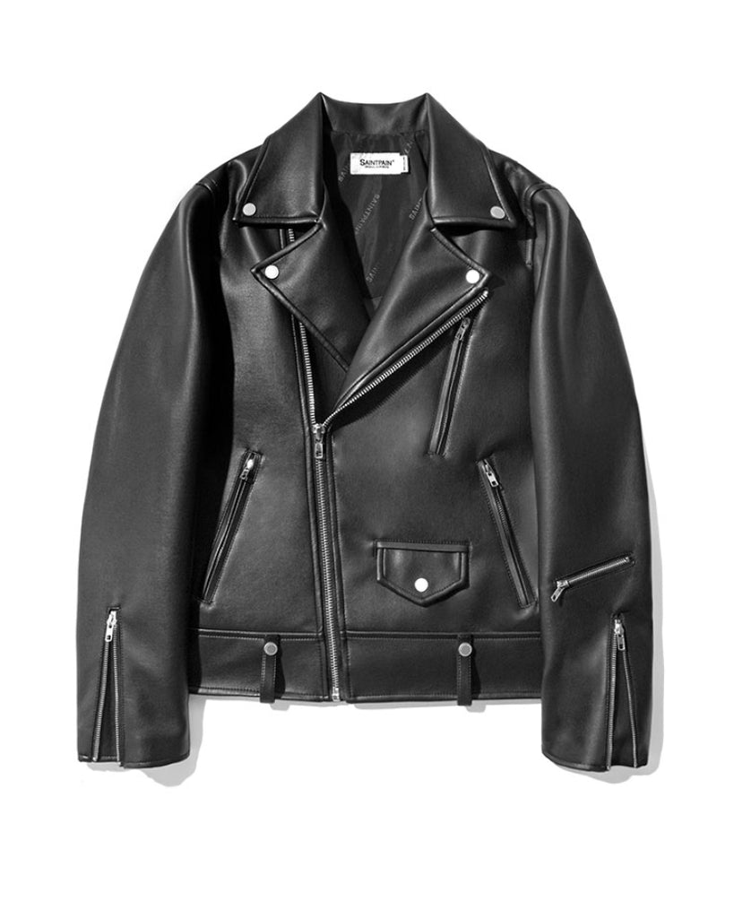 セイントペイン(SAINTPAIN)  SP UPTON RIDERS JACKET-BLACK