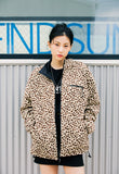 セイントペイン(SAINTPAIN)  SP MONO REVERSIBLE FLEECE JACKET-LEOPARD