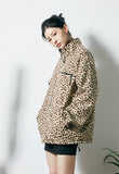 セイントペイン(SAINTPAIN)  SP MONO REVERSIBLE FLEECE JACKET-LEOPARD