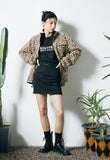 セイントペイン(SAINTPAIN)  SP MONO REVERSIBLE FLEECE JACKET-LEOPARD