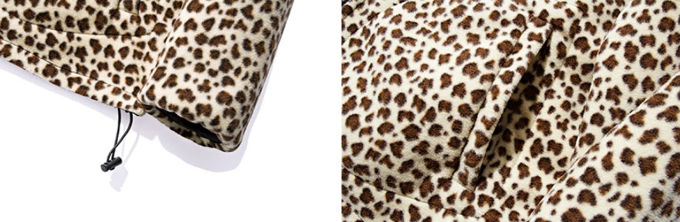 セイントペイン(SAINTPAIN)  SP MONO REVERSIBLE FLEECE JACKET-LEOPARD