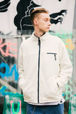 セイントペイン(SAINTPAIN)  SP MONO REVERSIBLE FLEECE JACKET-WHITE