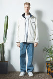 セイントペイン(SAINTPAIN)  SP MONO REVERSIBLE FLEECE JACKET-WHITE