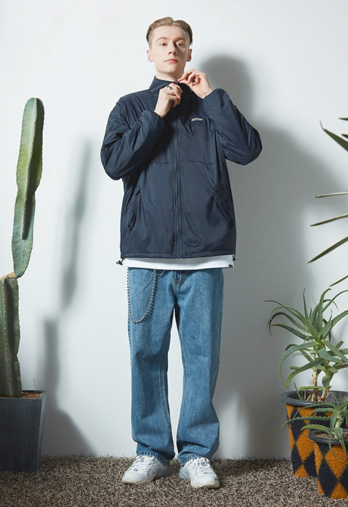 セイントペイン(SAINTPAIN)  SP MONO REVERSIBLE FLEECE JACKET-WHITE