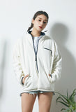 セイントペイン(SAINTPAIN)  SP MONO REVERSIBLE FLEECE JACKET-WHITE