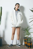 セイントペイン(SAINTPAIN)  SP MONO REVERSIBLE FLEECE JACKET-WHITE
