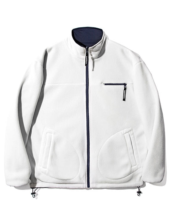 セイントペイン(SAINTPAIN)  SP MONO REVERSIBLE FLEECE JACKET-WHITE