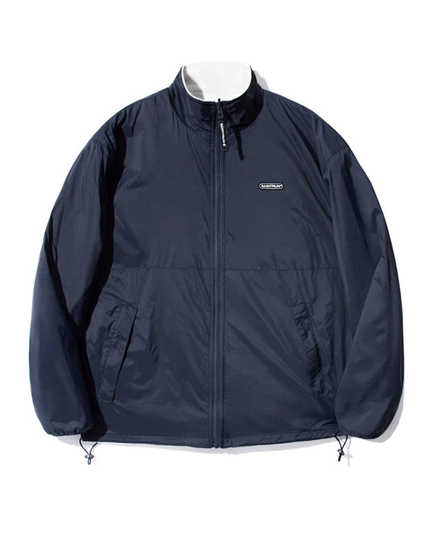 セイントペイン(SAINTPAIN)  SP MONO REVERSIBLE FLEECE JACKET-WHITE