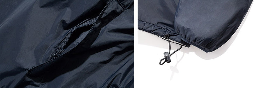 セイントペイン(SAINTPAIN)  SP MONO REVERSIBLE FLEECE JACKET-WHITE