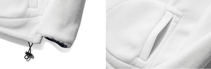 セイントペイン(SAINTPAIN)  SP MONO REVERSIBLE FLEECE JACKET-WHITE