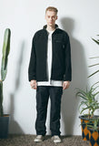 セイントペイン(SAINTPAIN)  SP MONO REVERSIBLE FLEECE JACKET-BLACK