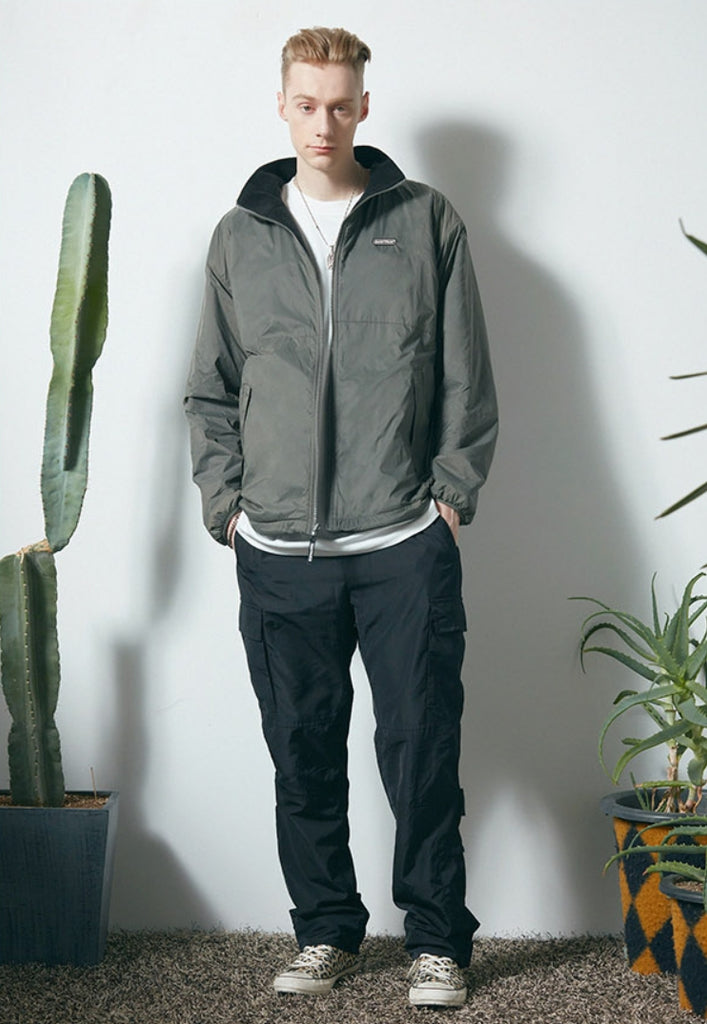 セイントペイン(SAINTPAIN)  SP MONO REVERSIBLE FLEECE JACKET-BLACK