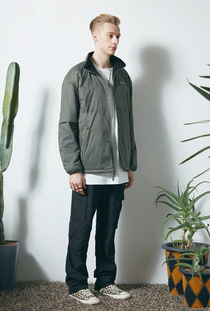 セイントペイン(SAINTPAIN)  SP MONO REVERSIBLE FLEECE JACKET-BLACK