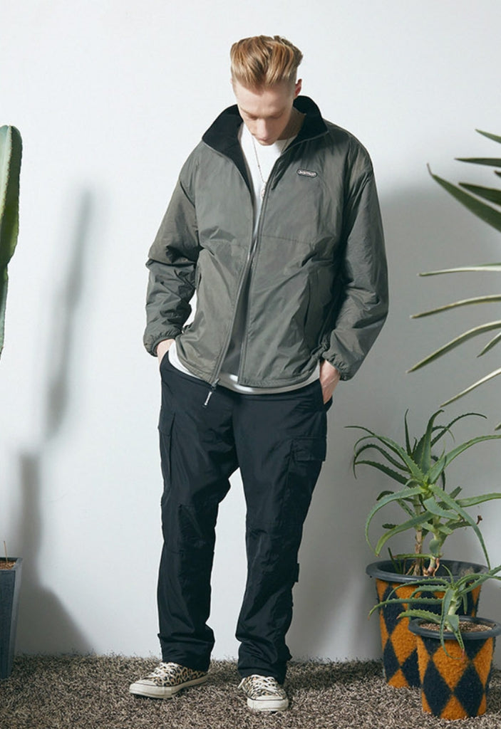 セイントペイン(SAINTPAIN)  SP MONO REVERSIBLE FLEECE JACKET-BLACK