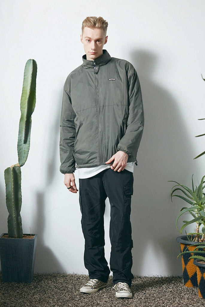 セイントペイン(SAINTPAIN)  SP MONO REVERSIBLE FLEECE JACKET-BLACK
