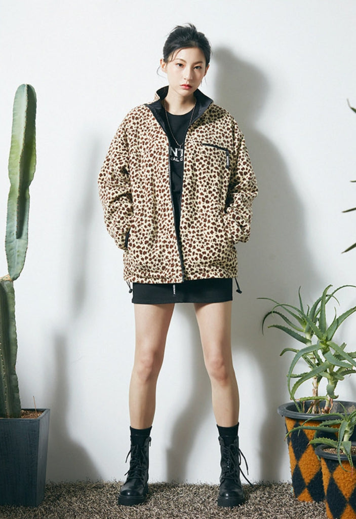 セイントペイン(SAINTPAIN)  SP MONO REVERSIBLE FLEECE JACKET-BLACK