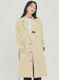 ロマンティッククラウン(ROMANTIC CROWN)BELT TAPE OVERFIT COAT_OATMEAL