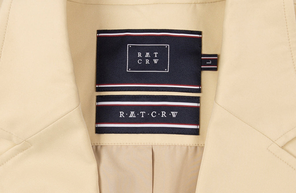 ロマンティッククラウン(ROMANTIC CROWN)BELT TAPE OVERFIT COAT_OATMEAL