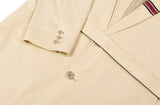 ロマンティッククラウン(ROMANTIC CROWN)BELT TAPE OVERFIT COAT_OATMEAL