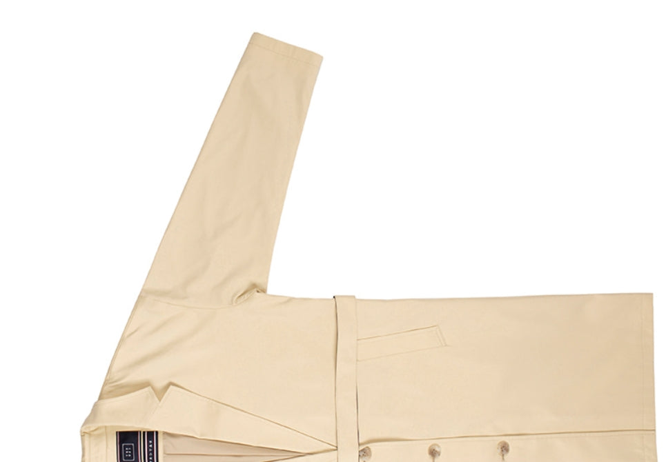 ロマンティッククラウン(ROMANTIC CROWN)BELT TAPE OVERFIT COAT_OATMEAL