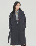 ロマンティッククラウン(ROMANTIC CROWN)BELT TAPE OVERFIT COAT_NAVY