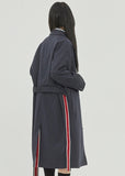 ロマンティッククラウン(ROMANTIC CROWN)BELT TAPE OVERFIT COAT_NAVY