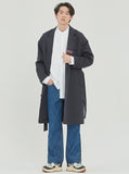 ロマンティッククラウン(ROMANTIC CROWN)BELT TAPE OVERFIT COAT_NAVY