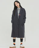 ロマンティッククラウン(ROMANTIC CROWN)BELT TAPE OVERFIT COAT_NAVY