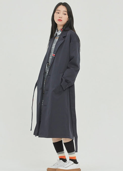 ロマンティッククラウン(ROMANTIC CROWN)BELT TAPE OVERFIT COAT_NAVY
