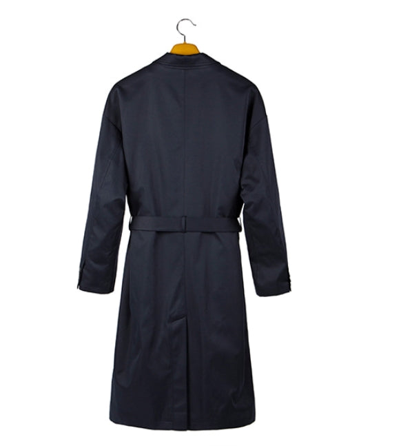 ロマンティッククラウン(ROMANTIC CROWN)BELT TAPE OVERFIT COAT_NAVY