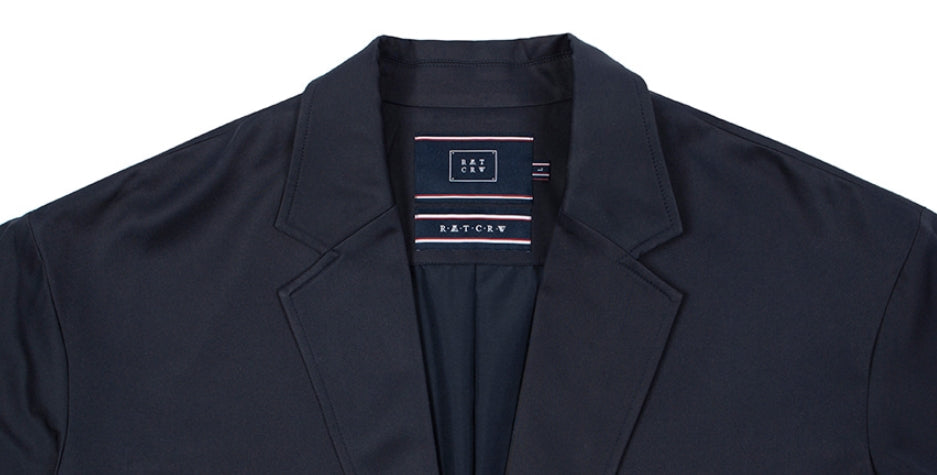 ロマンティッククラウン(ROMANTIC CROWN)BELT TAPE OVERFIT COAT_NAVY