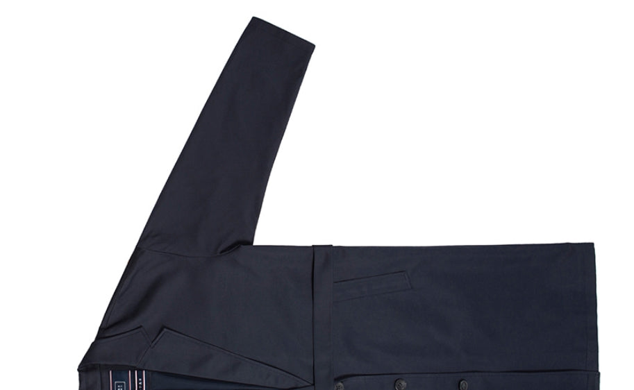 ロマンティッククラウン(ROMANTIC CROWN)BELT TAPE OVERFIT COAT_NAVY