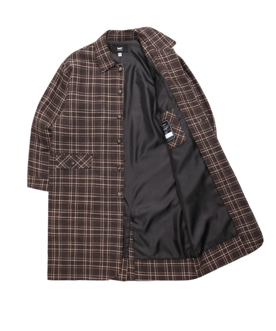 ティーダヴリューエヌ(TWN) JCHECK LONG COAT(3color)YMOT3207