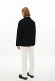 オーワイ(OY) BACK BUTTON BLAZER-BLACK