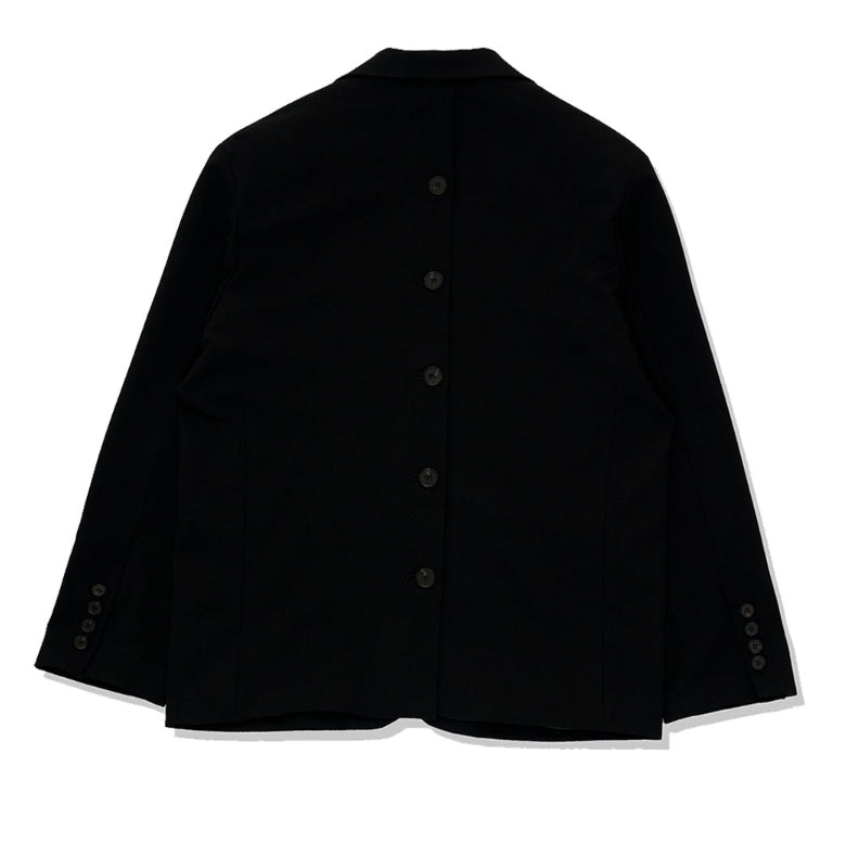 オーワイ(OY) BACK BUTTON BLAZER-BLACK