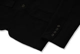 オーワイ(OY) BACK BUTTON BLAZER-BLACK