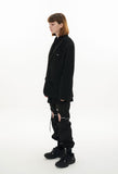 オーワイ(OY) BACK BUTTON BLAZER-BLACK STRIPE