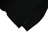 オーワイ(OY) BACK BUTTON BLAZER-BLACK STRIPE