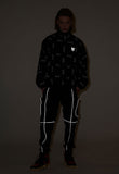オーワイ(OY) REFLECTIVE LOGO TRACK JACKET-BLACK