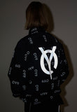 オーワイ(OY) REFLECTIVE LOGO TRACK JACKET-BLACK