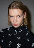 オーワイ(OY) REFLECTIVE LOGO TRACK JACKET-BLACK