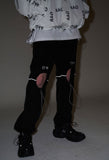 オーワイ(OY) REFLECTIVE LOGO TRACK JACKET-WHITE