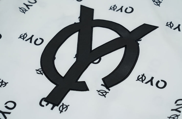 オーワイ(OY) REFLECTIVE LOGO TRACK JACKET-WHITE