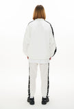 オーワイ(OY) LOGO TAPE JACKET-WHITE