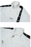 オーワイ(OY) LOGO TAPE JACKET-WHITE