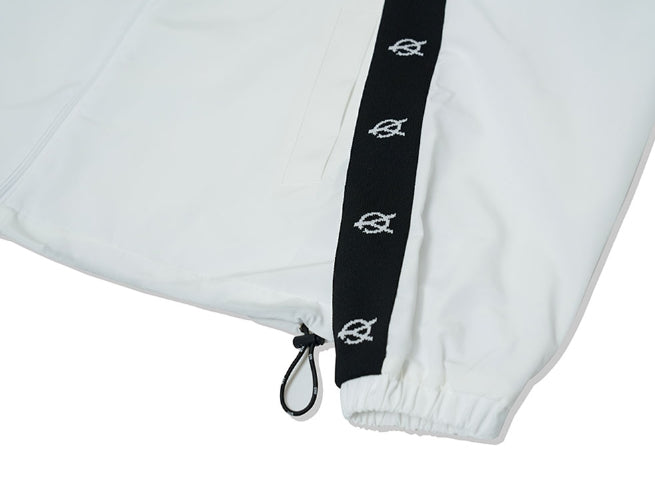 オーワイ(OY) LOGO TAPE JACKET-WHITE