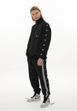 オーワイ(OY) LOGO TAPE JACKET-BLACK